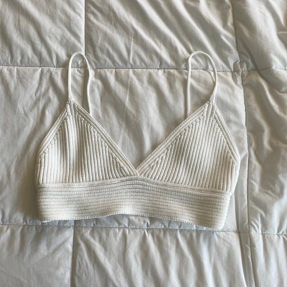 Zara Tops - Zara | Knit Crop Tank Top